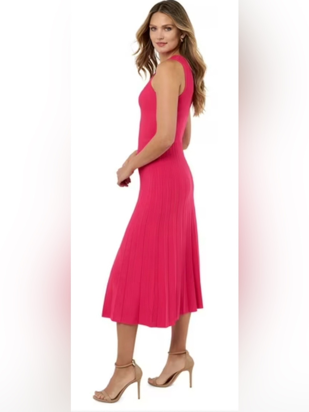 Edited by Remi Bader Women's Pleated Midi Dress NWT